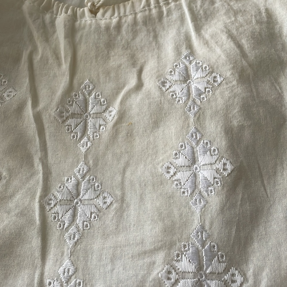 Handmade Ukrainian traditional blouse, silk